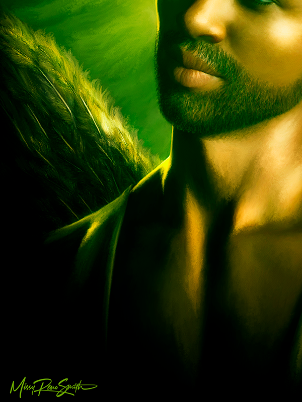 Archangel Raphael-Through God He Heals Closeup 2